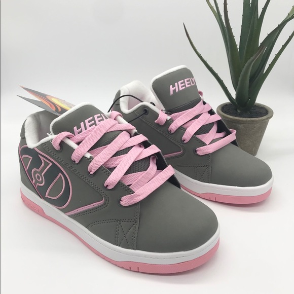 Grey and pink heelys Clearance